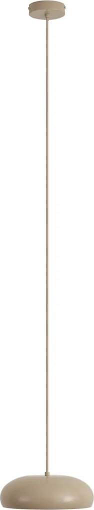 Retro hanglamp taupe met metalen kap 2-lichts - Macaron