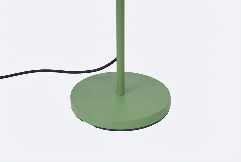 Buiten Vloerlamp Groen Met Witte Kap IP - Virginia Kunststof /Staal Groen