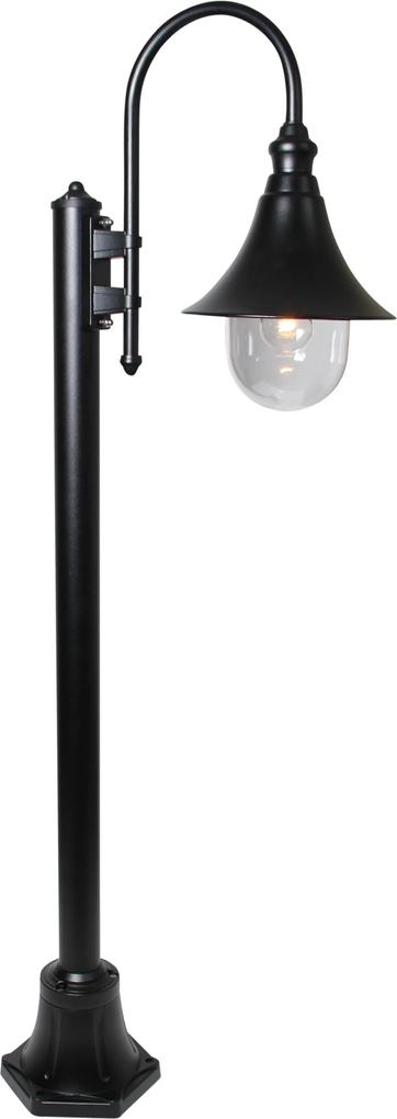 Calice 2 staande buitenlampen 130cm - zwart