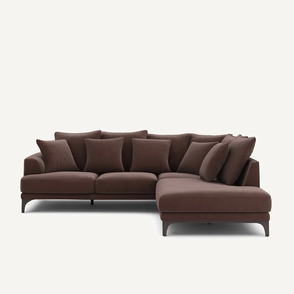 Fluwelen linnen hoekbank, ARMENTO