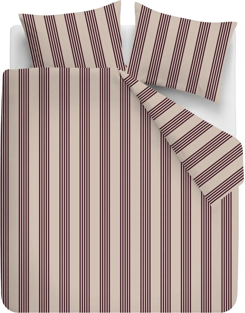 vtwonen Pure Stripe Dekbedovertrek Naturel – Bij Swiss Sense