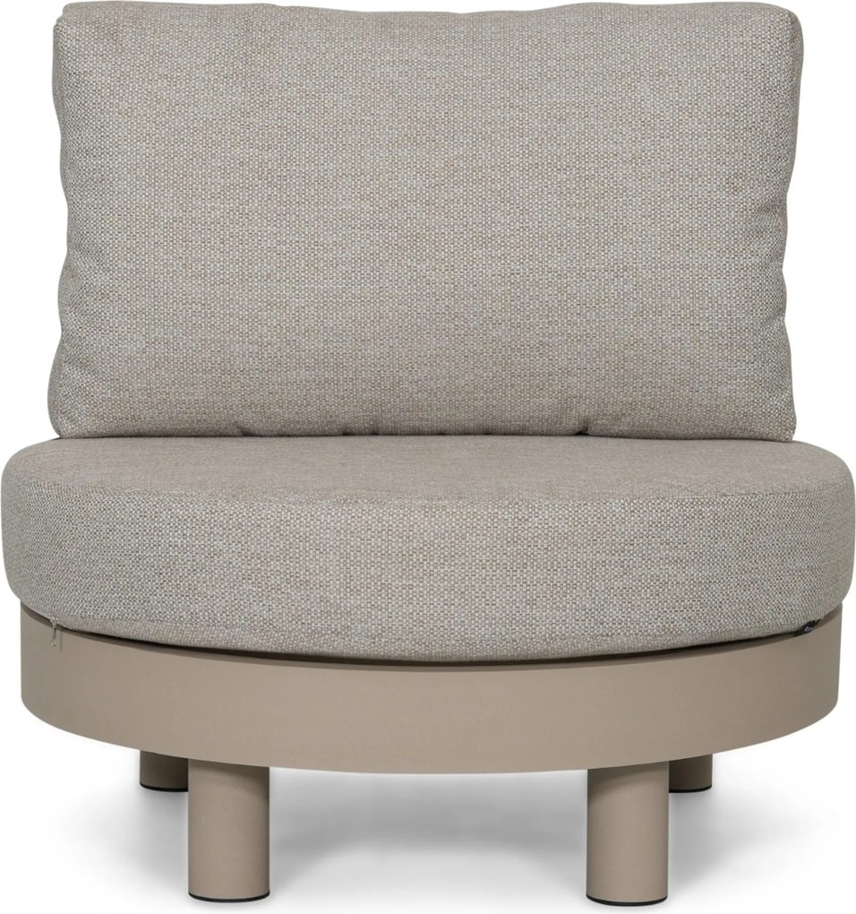 Tuinstoel Aluminium Zand/Beige Lifestyle Garden Furniture Organio