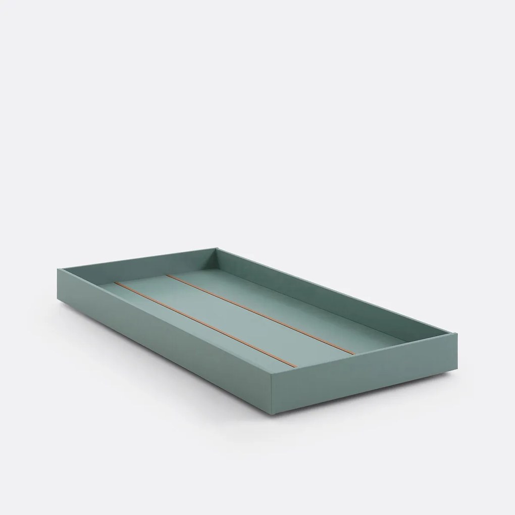 Bedlade in retro vintage stijl, 1 persoon, Adil