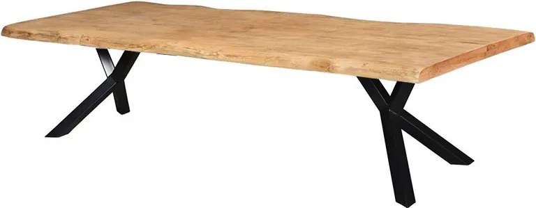 Boomstamtafelblad massief Mango - 220 x 100 cm - Bladdikte 4,0 cm