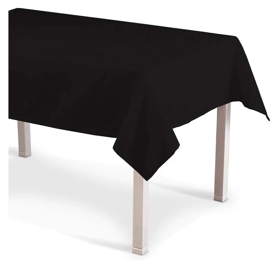 Dekoria Rechthoekig tafelkleed collectie Cotton Panama zwart 130 × 280 cm