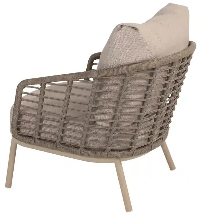 Taste by 4 Seasons Puglia loungestoel latte Loungestoel   taupe weerbestendig