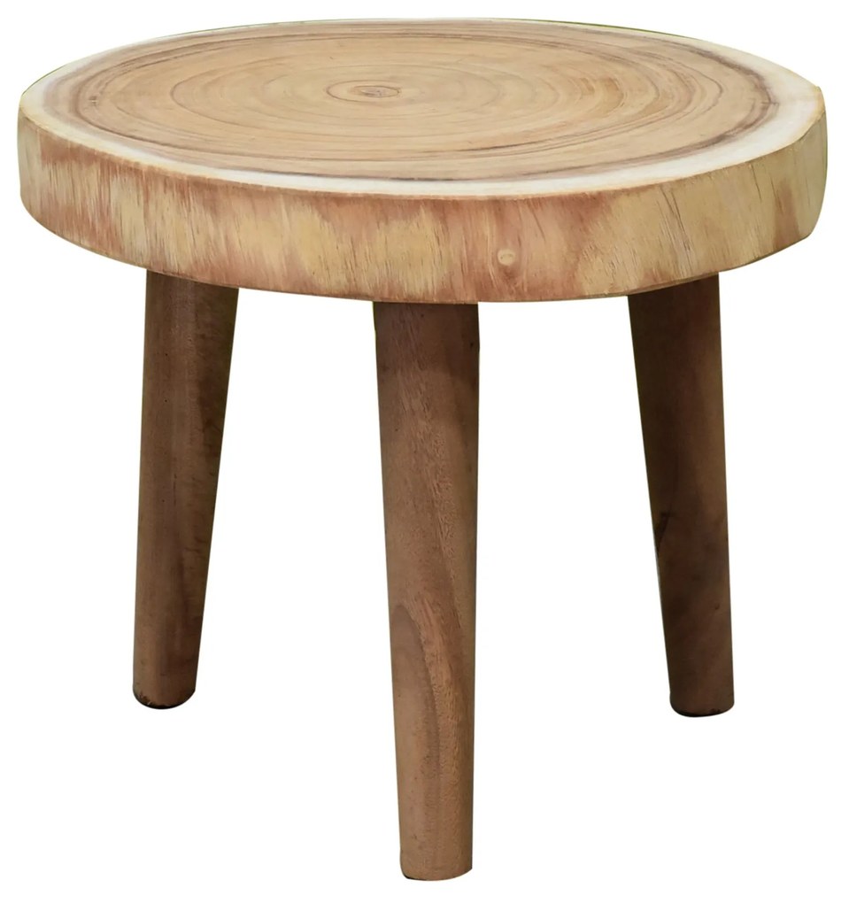 Boomstamtafel 47xH40 cm rond– bladdikte 6 cm