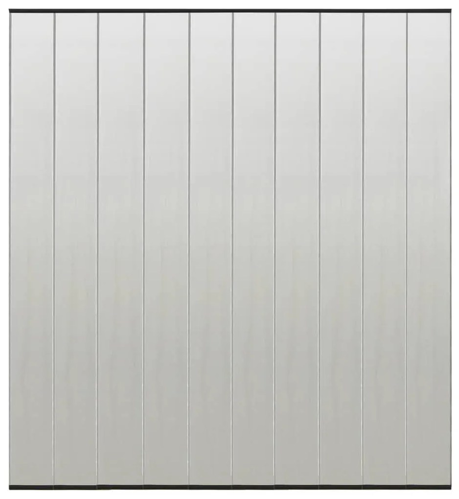vidaXL Vliegengordijn 10-delig 240x240 cm mesh zwart