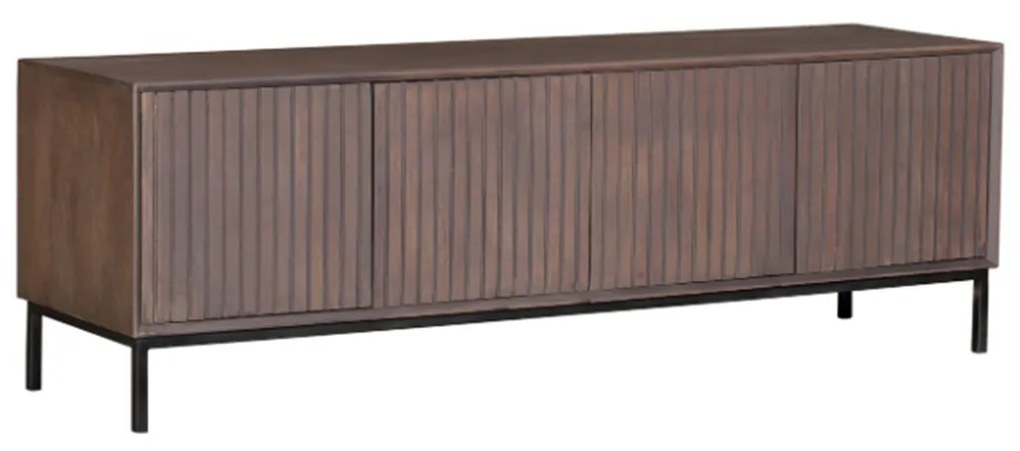 Starfurn Madison Walnoot Tv-meubel Met Walnoot Kleur 165 Cm - 165x45x55cm.