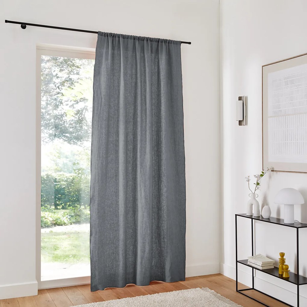 Gordijnpand in gewassen linnen, Onega