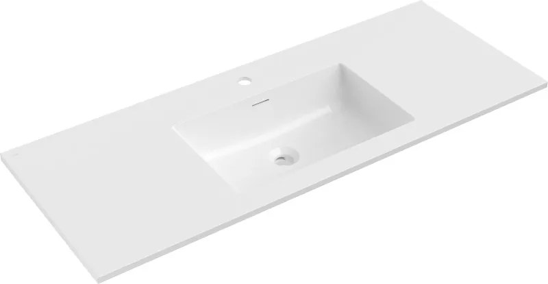 Mexen Otis ingebouwde wastafel 121 x 46,5 cm, wit glans - 25181200