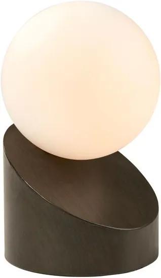 MELANY Touchlamp zwart, wit H 16 cm; Ø 10 cm