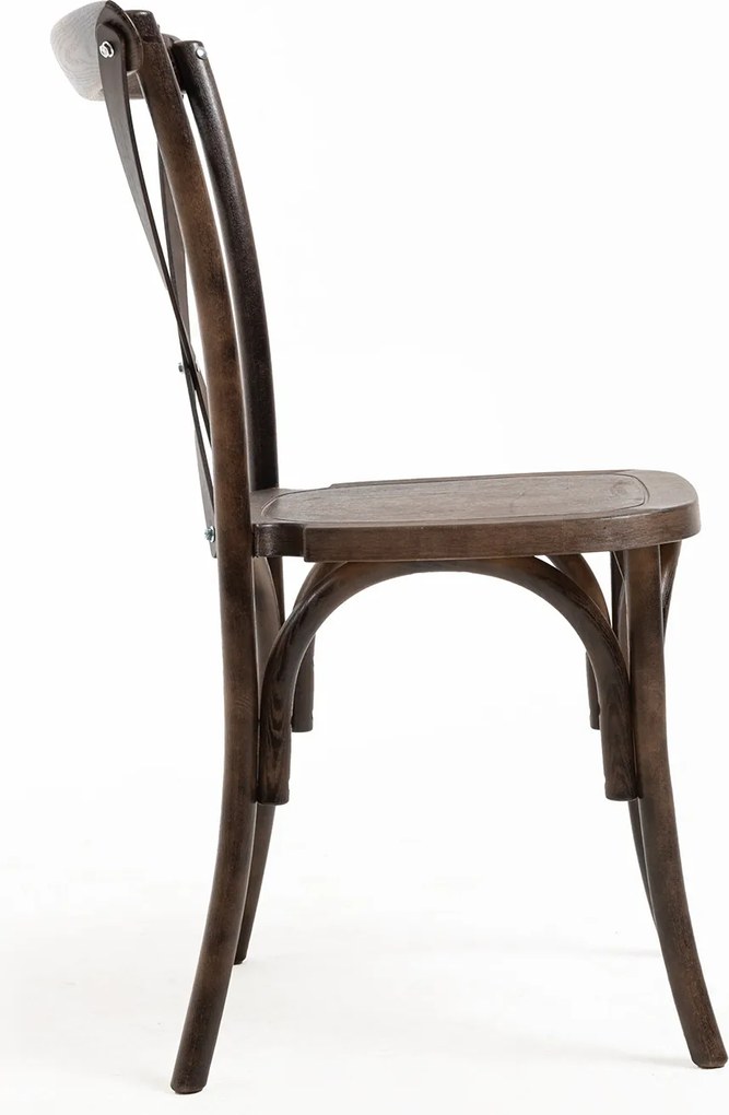 Set Van 4 Altea Polypropyleen Stoelen Met Houteffect