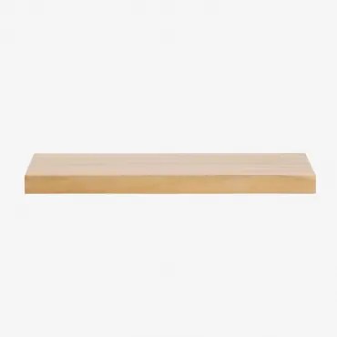 Venetian Zwevend Badkamermeubelset Van Teakhout Licht Teakhout & Zonder Wastafel & ↔︎ 100 Cm - Sklum