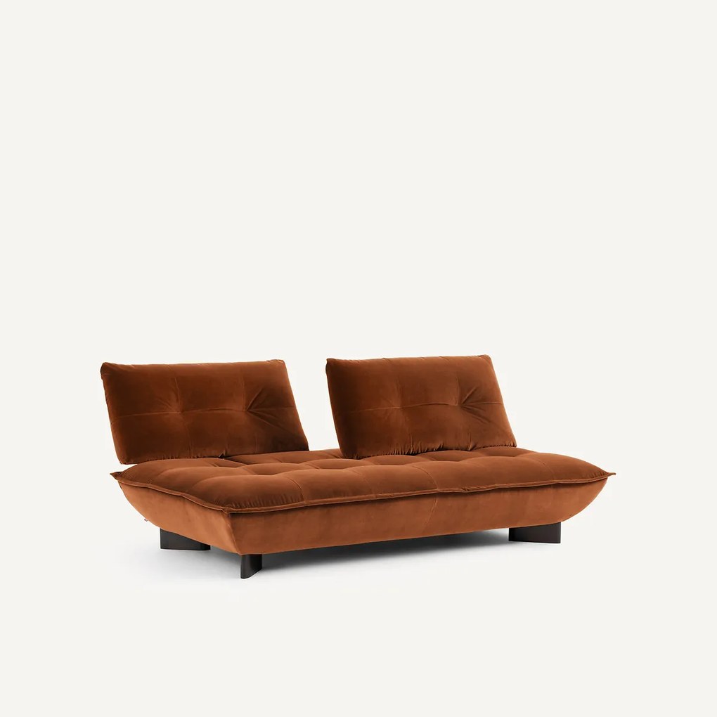 Modulaire bank in fluweel, KAORI