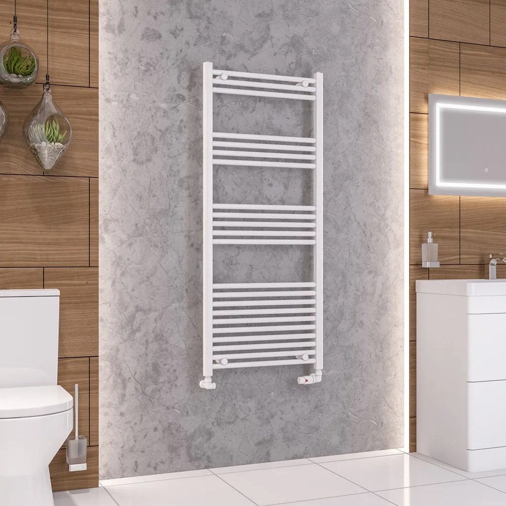 Eastbrook Wendover handdoekradiator 60x140cm 740W wit glans