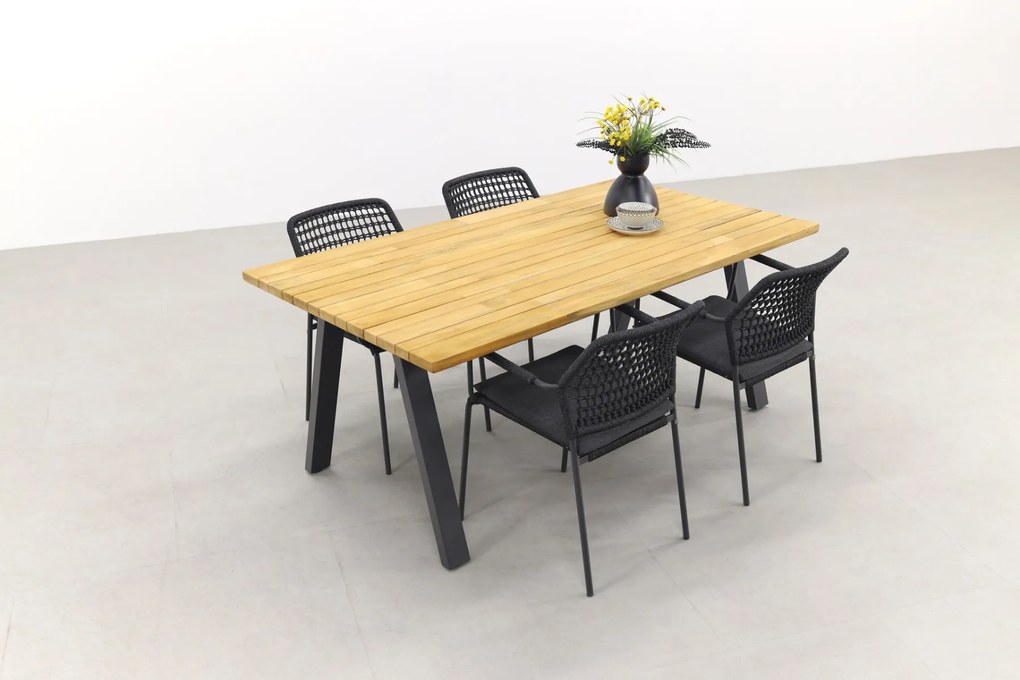 Taste Barista Antraciet/Ambassador 180x100 cm. tuinset - 5 delig OP=OP