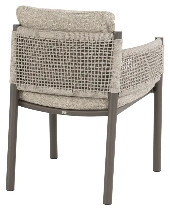 4 Seasons Outdoor Savanne tuinset terre met Prado tafel met keramisch blad 300 cm Tuinset bruin weerbestendig