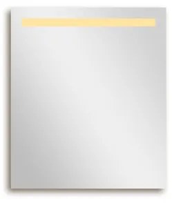 Adema Squared 2.0 badkamerspiegel 60x70cm met bovenverlichting LED met sensor schakelaar SW10-60