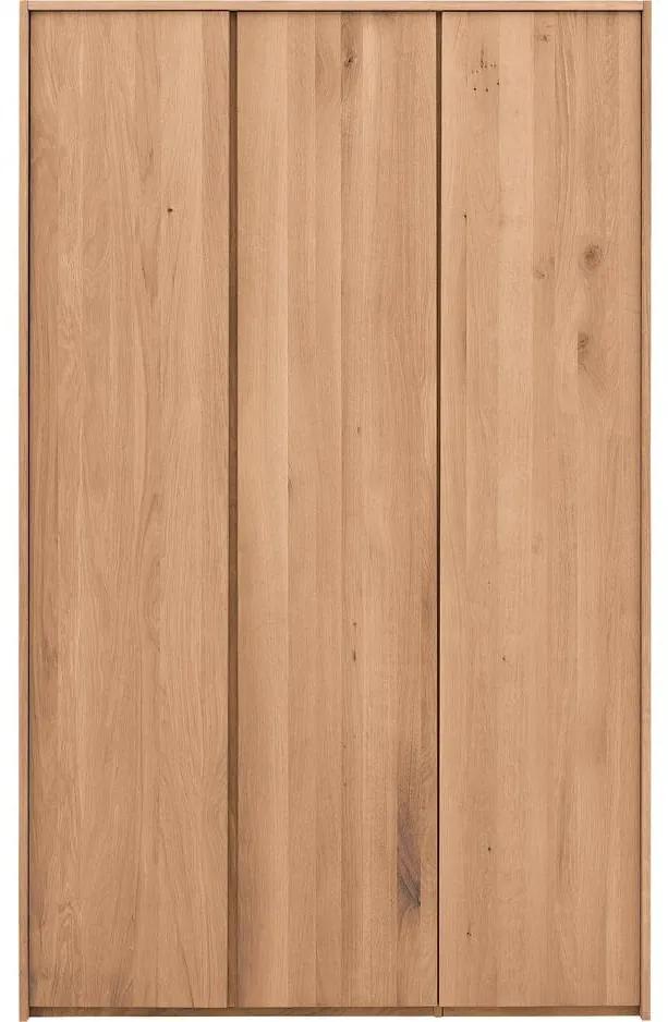 Goossens Excellent Kledingkast Aberson, 140 cm breed, 222 cm hoog, 3 hout draaideuren