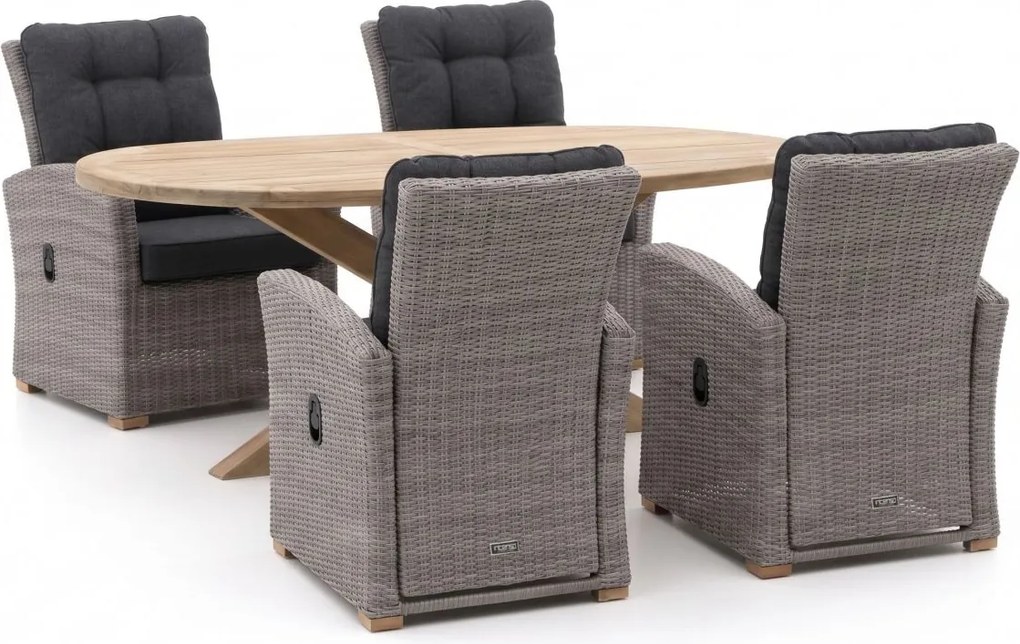 Diningset Intenso  | 4 personen | Tuinset teakhout | 5-delig | Kees Smit Tuinmeubelen