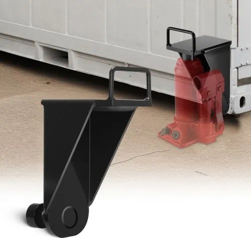 VEVOR containerkrik met U-vormige handgreep, 5,6 T, 2 stuks, opslagnivelleerbooster, bestand tegen zon en regen, containerhijsoog voor de scheepvaart, logistiek, magazijnbeheer