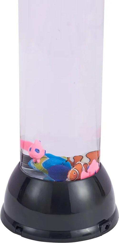 Bubbelbuis zwart 90cm incl. LED RGB - Zoop