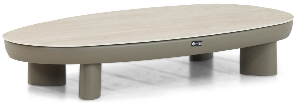 Hoek loungeset 4 personen Aluminium/Rope Taupe Santika Furniture Santika