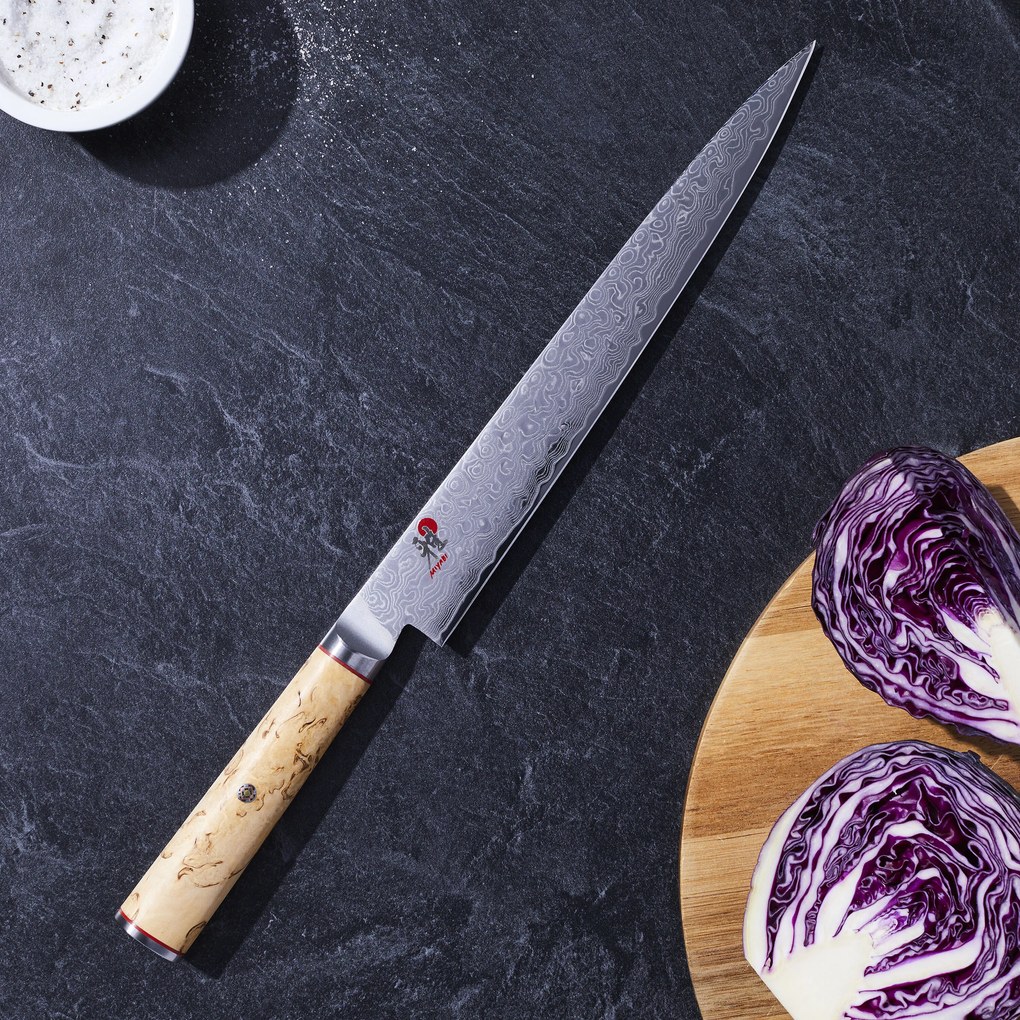 MIYABI BIRCHWOOD 5000MCD Sujihiki 24 cm - BIRCHWOOD 5000MCD - MIYABI