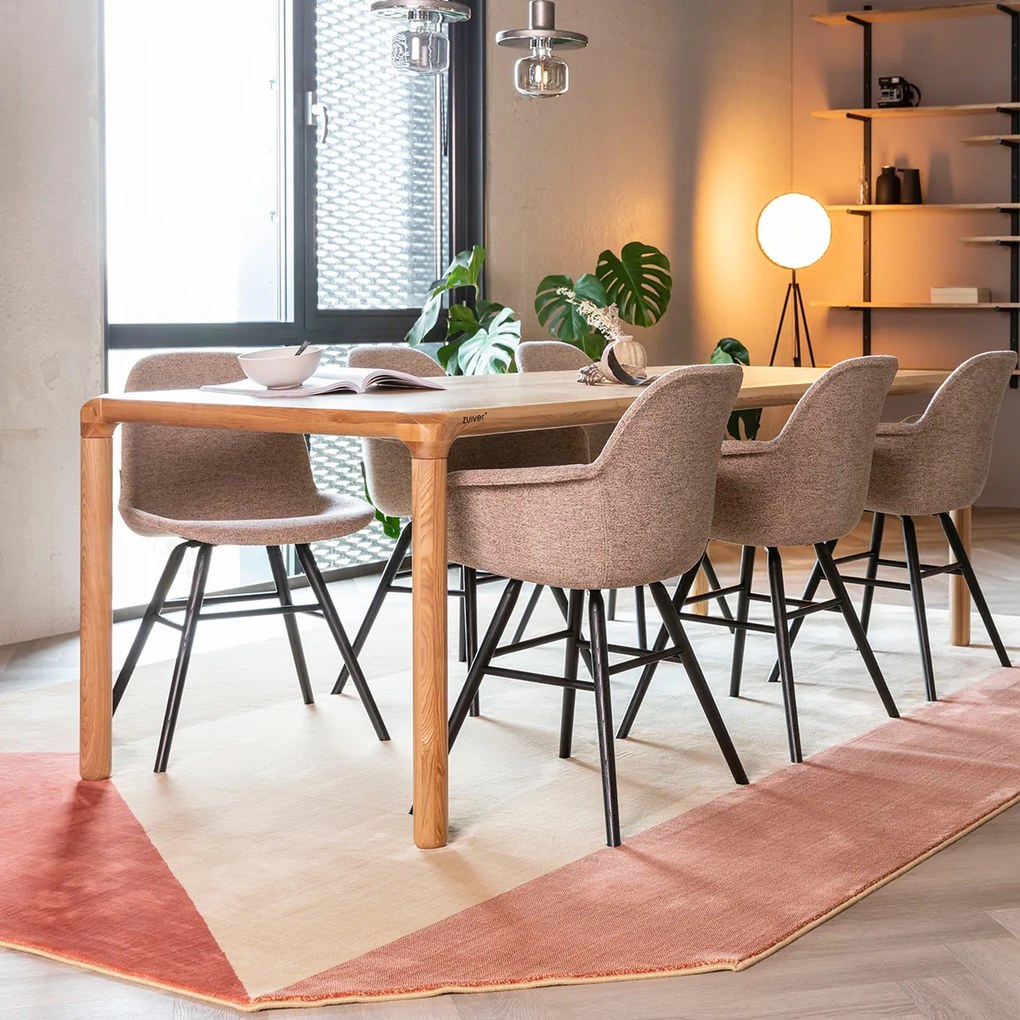 Zuiver Storm Eettafel Eiken Modern Design 220x90 Cm - 220 X 90cm.
