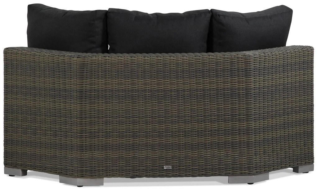 Hoek loungeset 5 personen Wicker Taupe  Garden Collections Toronto/Cuba