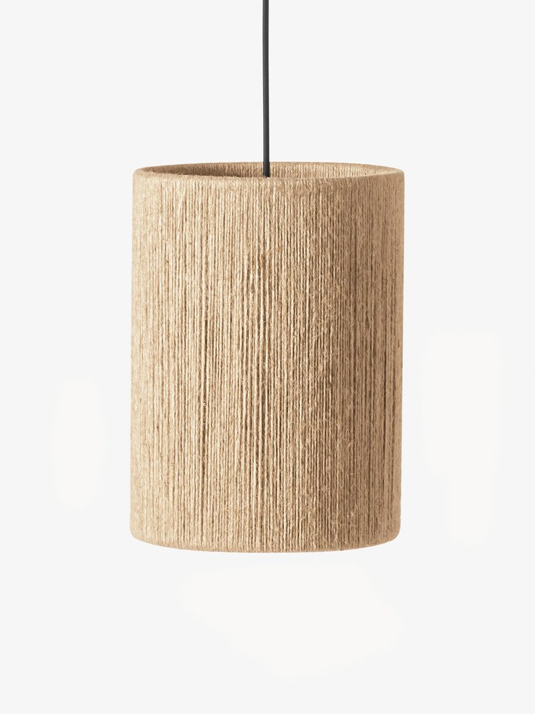 Kleine hanglamp RO van jute, Ø 23 cm