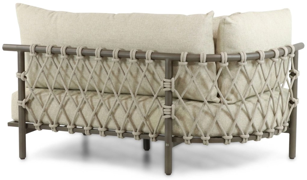 Loungeset tuin 4 personen Aluminium Taupe  4 Seasons Outdoor Ezra