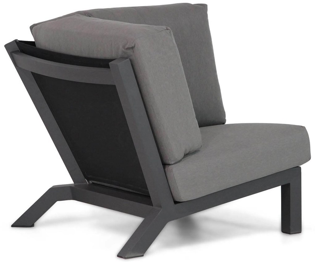 Dining Loungeset 5 personen Aluminium/teak Grijs 4 Seasons Outdoor Capitol/Lifestyle