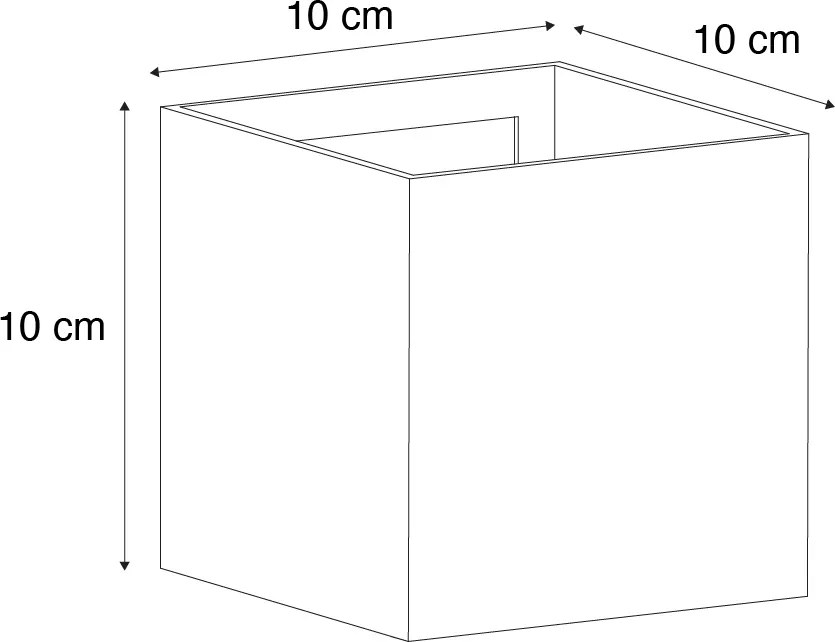 Moderne buiten wandlamp donker rood incl. LED IP54 - Edwin