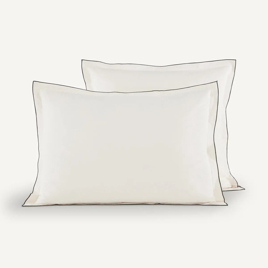 Kussensloop in gewassen voilekatoen, Gypse