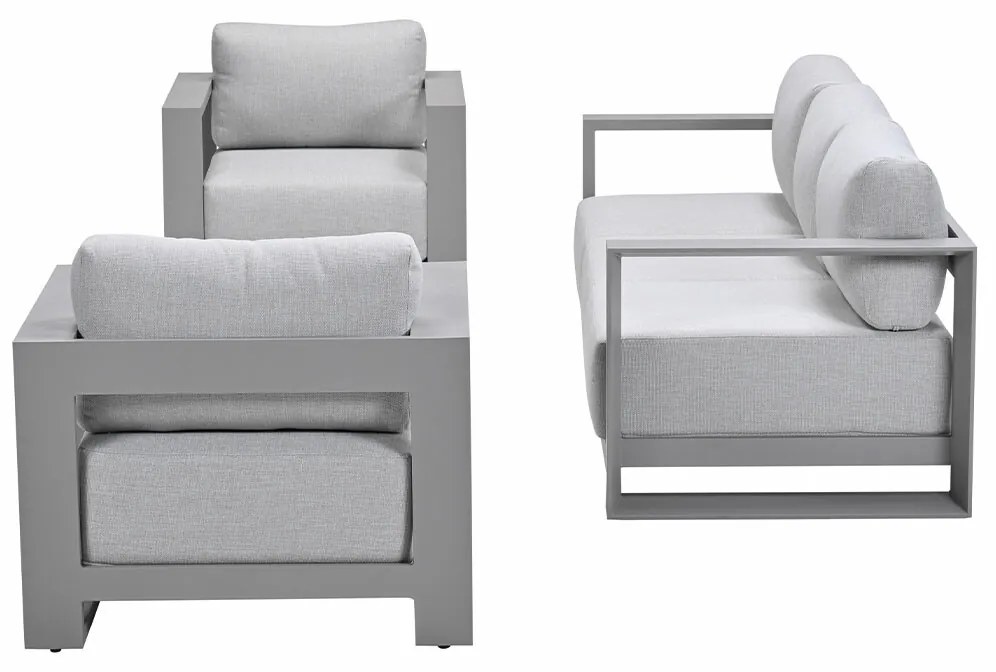 Garden Impressions Malakka loungeset 3 - delig taupe/valley sand