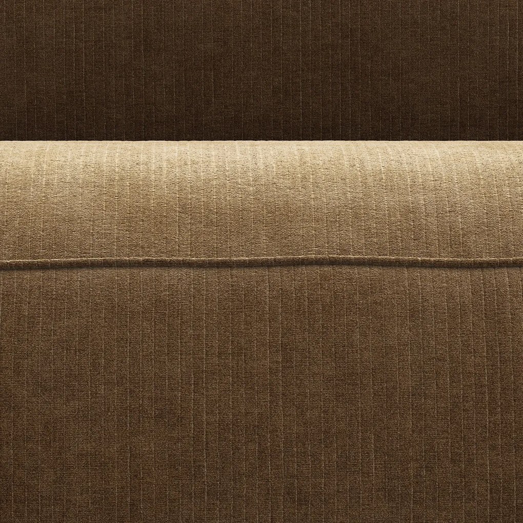 Bankelement voor modulaire bank, vintage ribfluweel, Seven