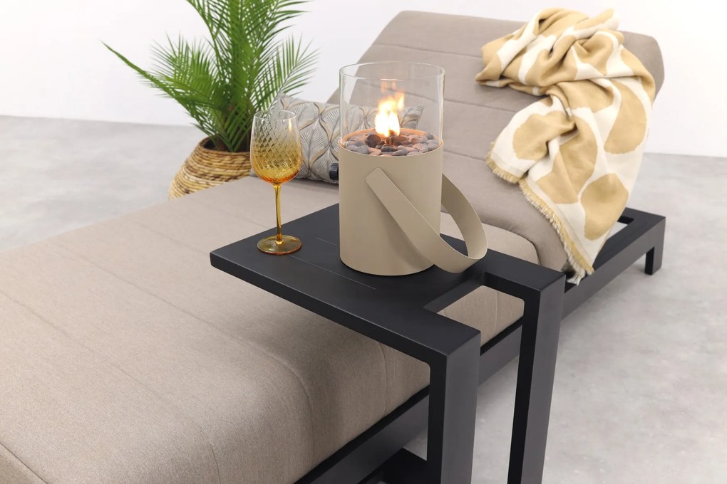 Mexico sunbrella ligbed 200x85 cm. - Taupe