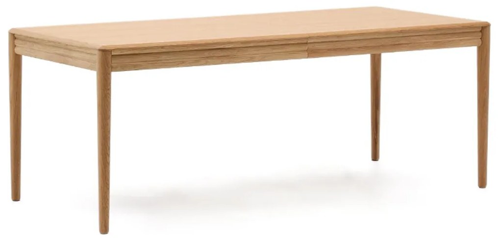 Kave Home Lenon Uitschuifbare Eettafel Eikenhout 200x280 Cm