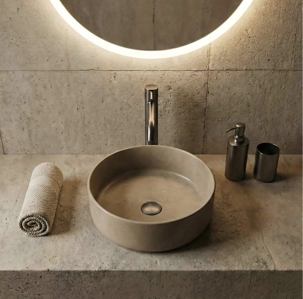 Badkamerkraan Rea LUNGIS Gun Grey Super High