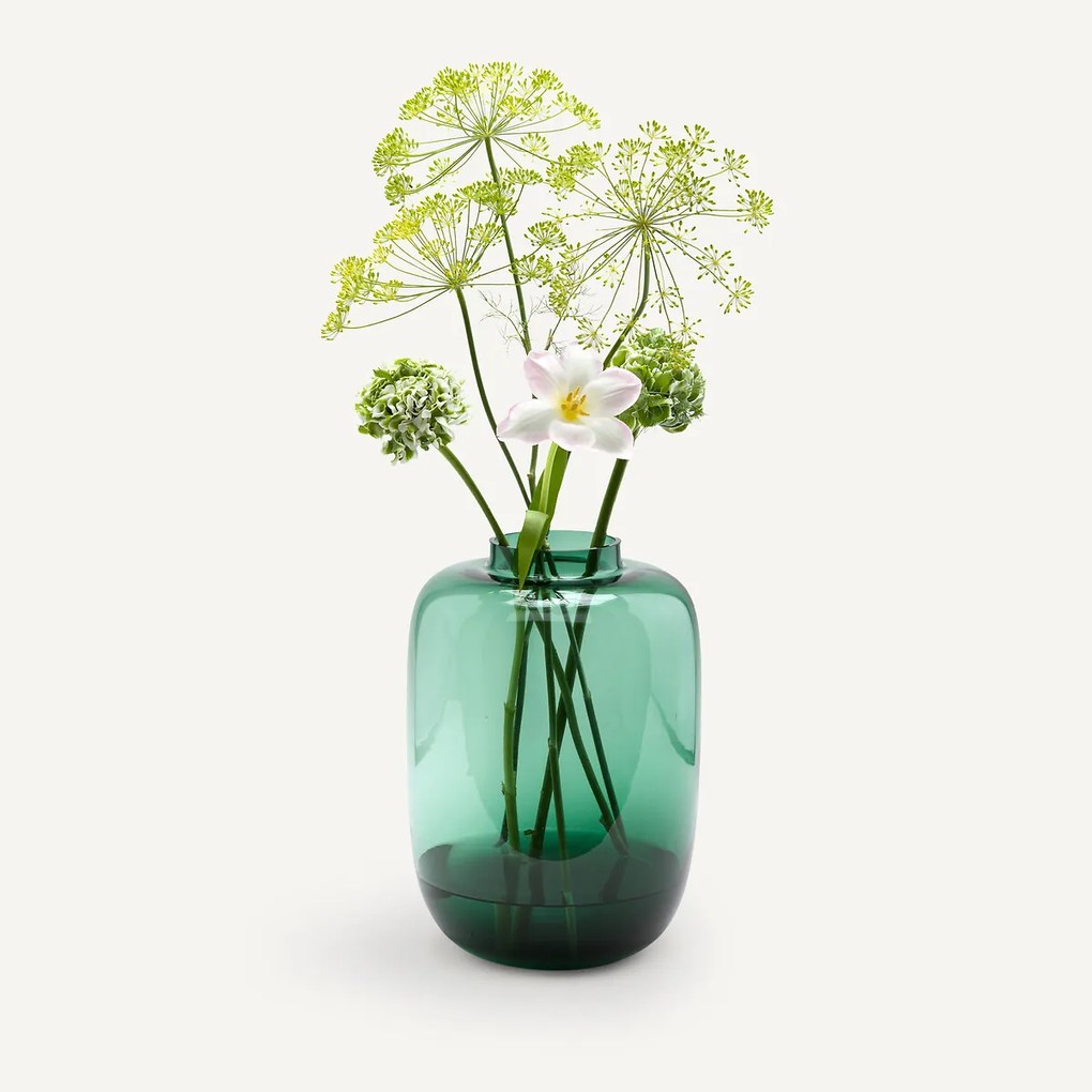 Vaas in gekleurd glas, Agata