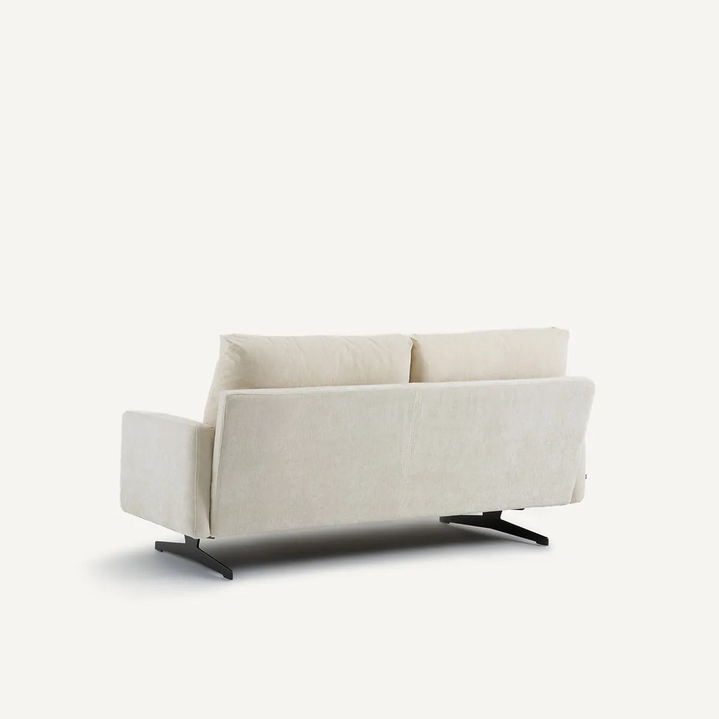 2-zitsbank in chenille fluweel, Delicato