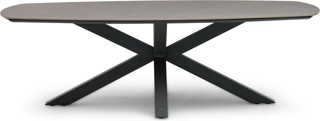 Tuinset 6 personen 240 cm Aluminium Grijs Lifestyle Garden Furniture Vivaro/Voyage
