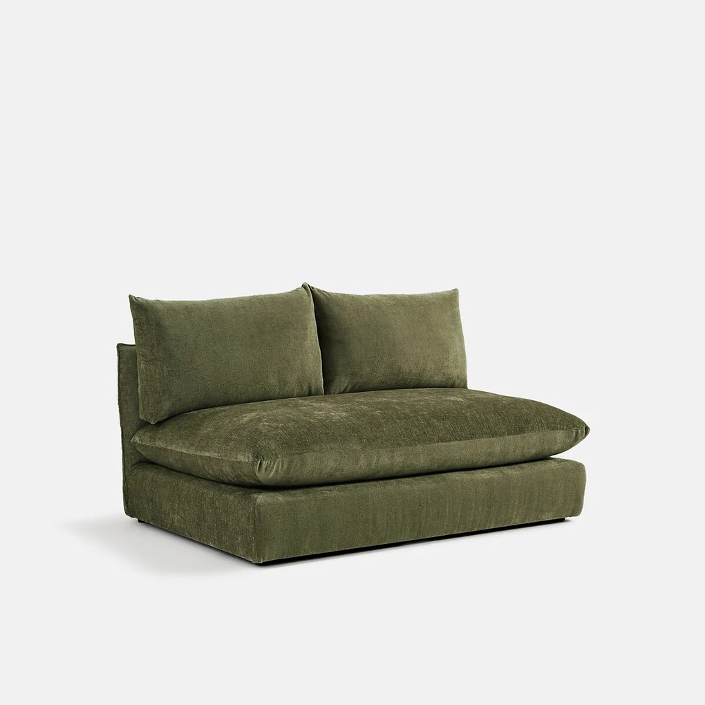 Malo modulaire 2-zits bank met textuurfluweel