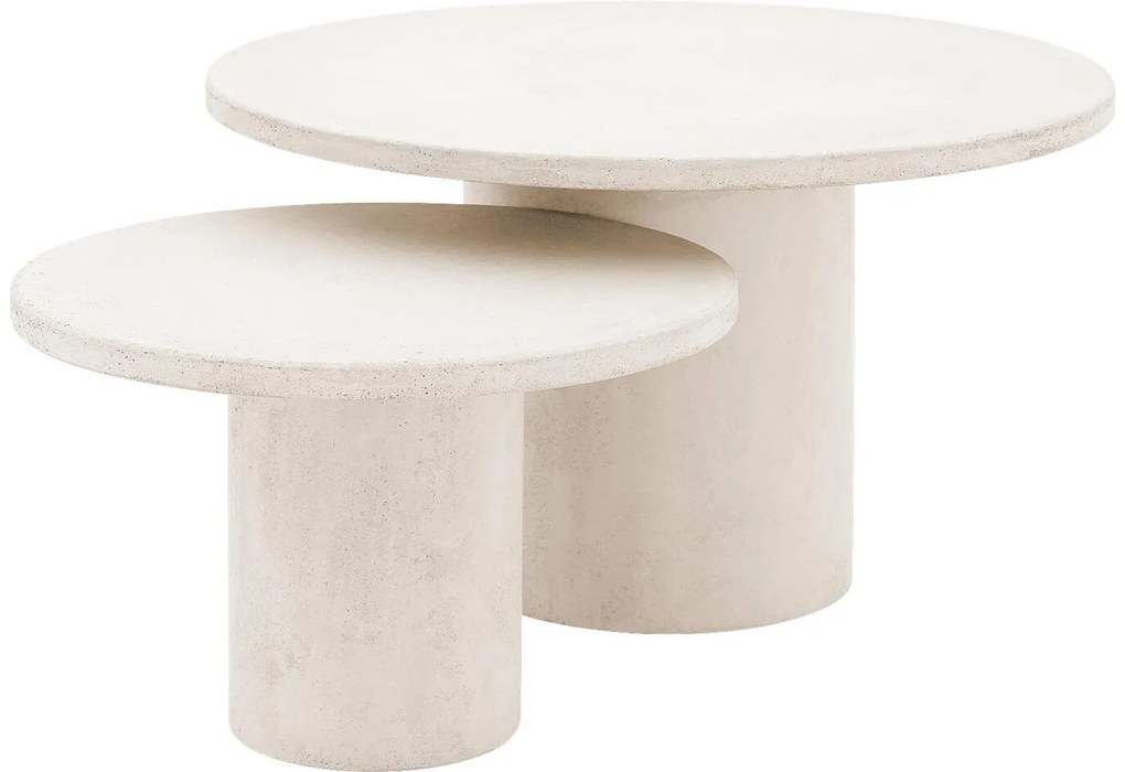 Goossens Salontafel Stone, Rond 50 cm