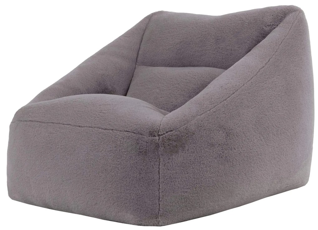 Icon Natalia Zitzak Stoel Faux Fur - Lichtgrijs