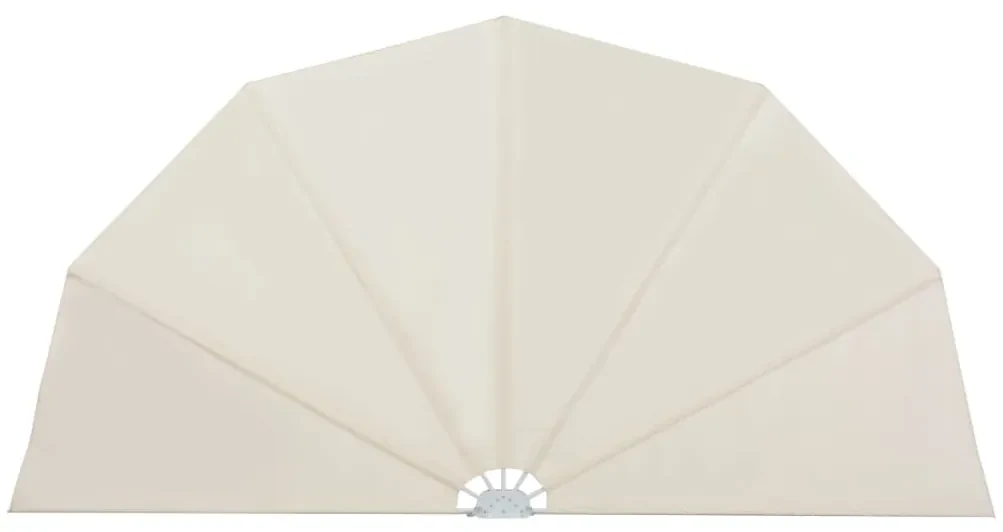 vidaXL Terrasscherm inklapbaar 200 cm crème