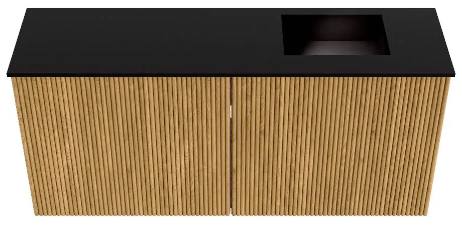 Mondiaz Joya 90cm toiletmeubel oak met wastafel faye rechts 1 kraangat urban