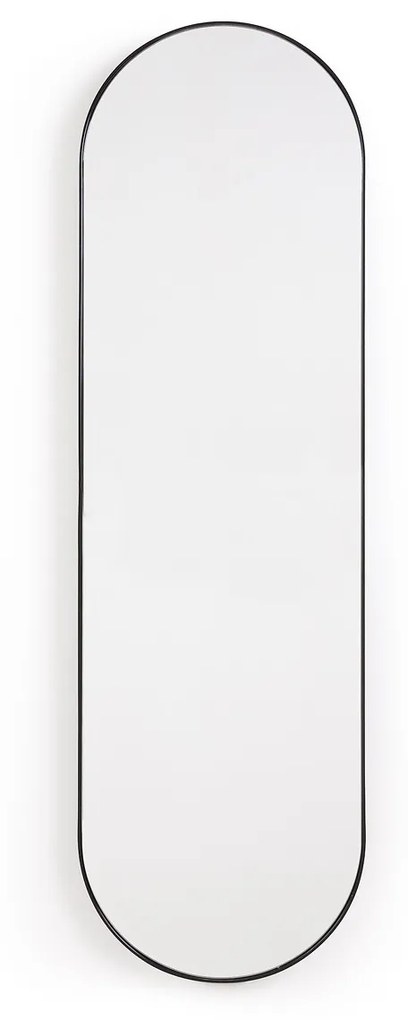 Ovalen spiegel in metaal 30x100 cm, Iodus